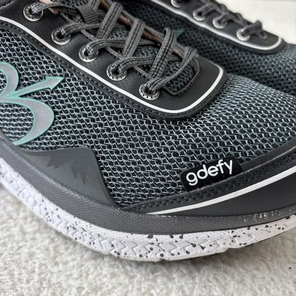 G-DEFY Womens 'Mighty Walk' Shoes Size 10.5 Gray/Pink Sneakers Comfort EUC - Picture 12 of 14